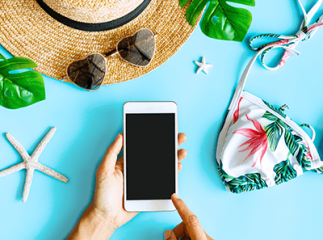 vacances smartphone